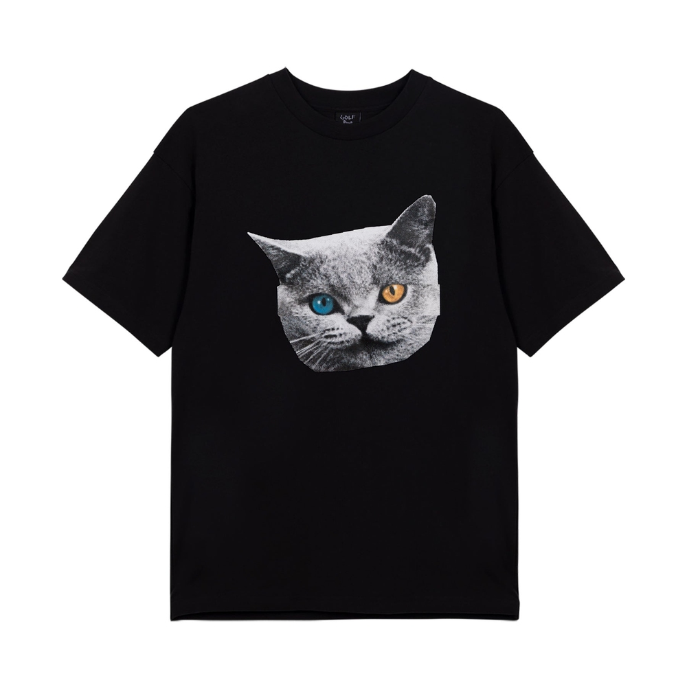 SHARK CAT TEE Black