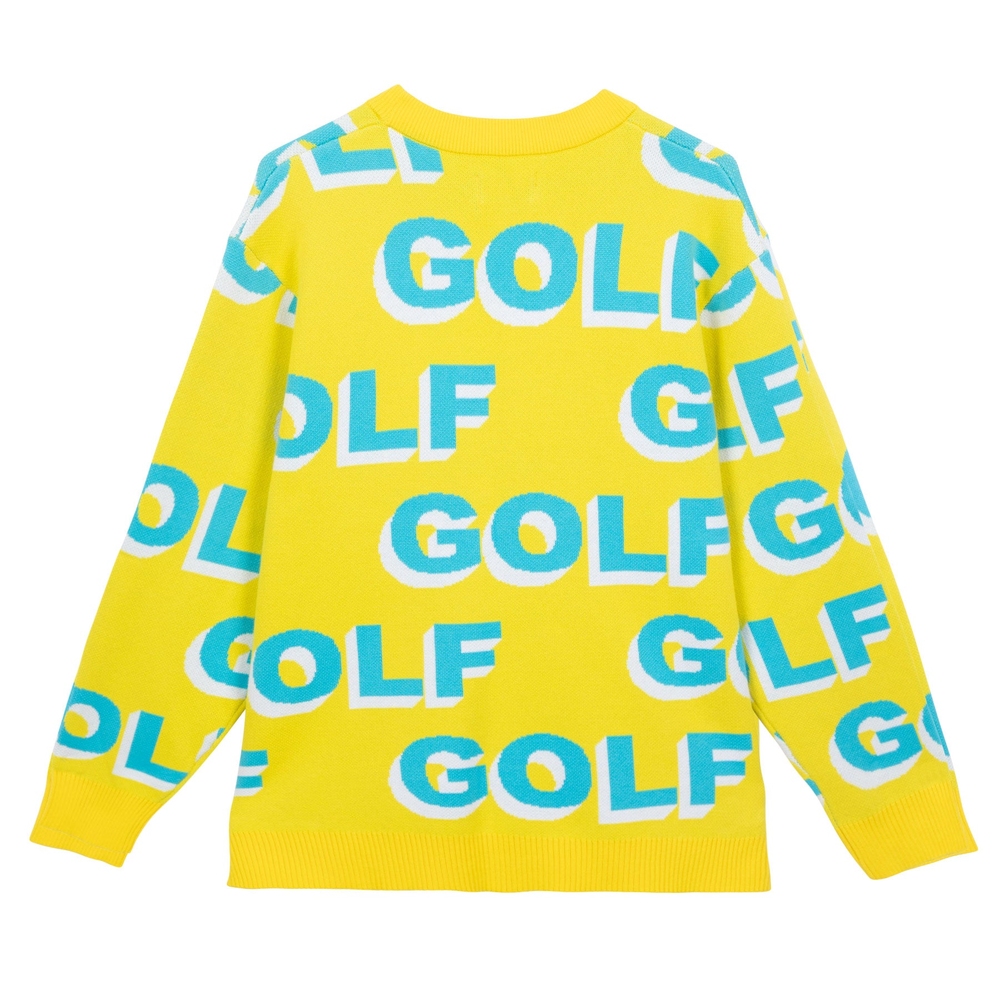 3D LOGO SWEATER Yellow