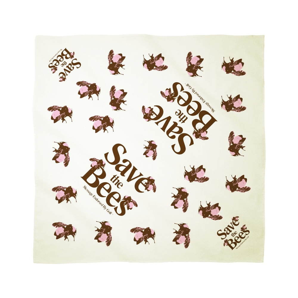 SAVE THE BEES BANDANA Cream