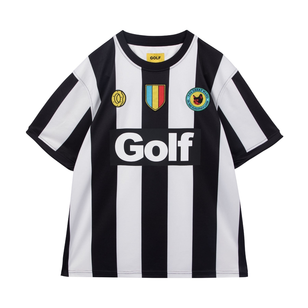 Golf Soccer Jersey Black White 10 Year Anniversary 2023 Golf Wang