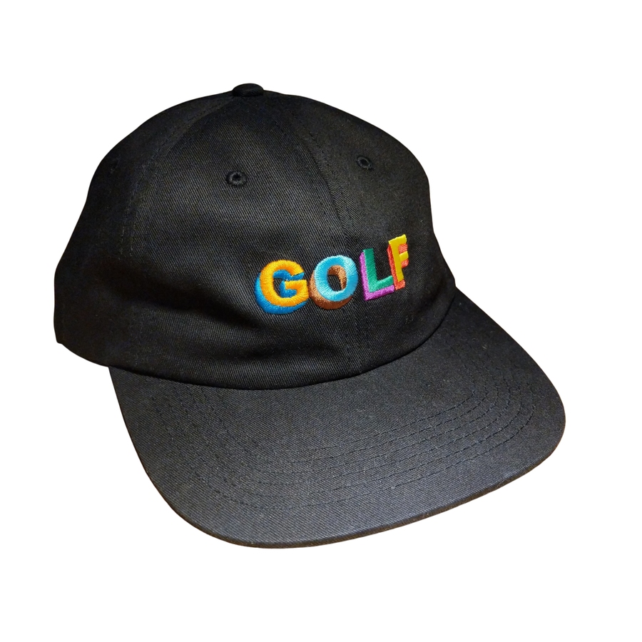 3D GOLF POLO STRAPBACK BLACK