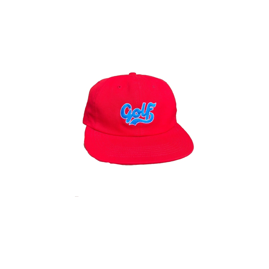 CURSIVE GOLF SNAPBACK RED