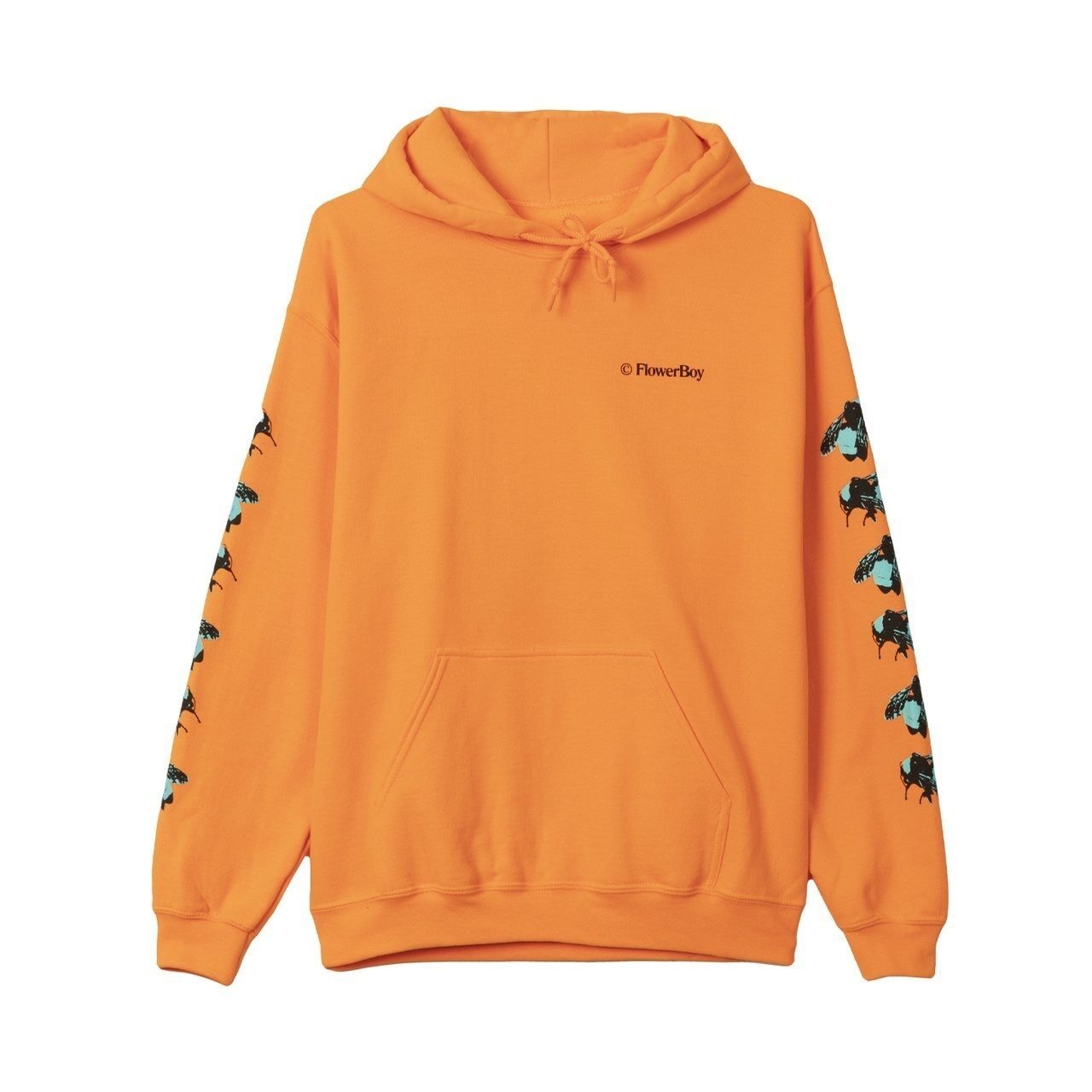 SAVE THE BEES HOODIE SAFETY ORANGE