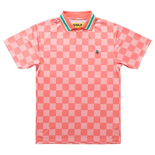 CHECKERED SOCCER JERSEY PINK
