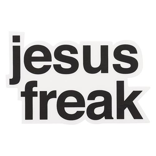 JESUS FREAK STICKER 3" oc