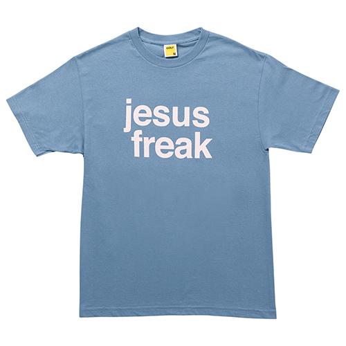 JESUS FREAK TEE SLATE BLUE