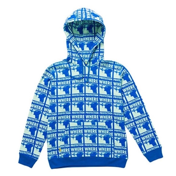 Thumbnail WHERE PROTECTION HOODIE BLUE