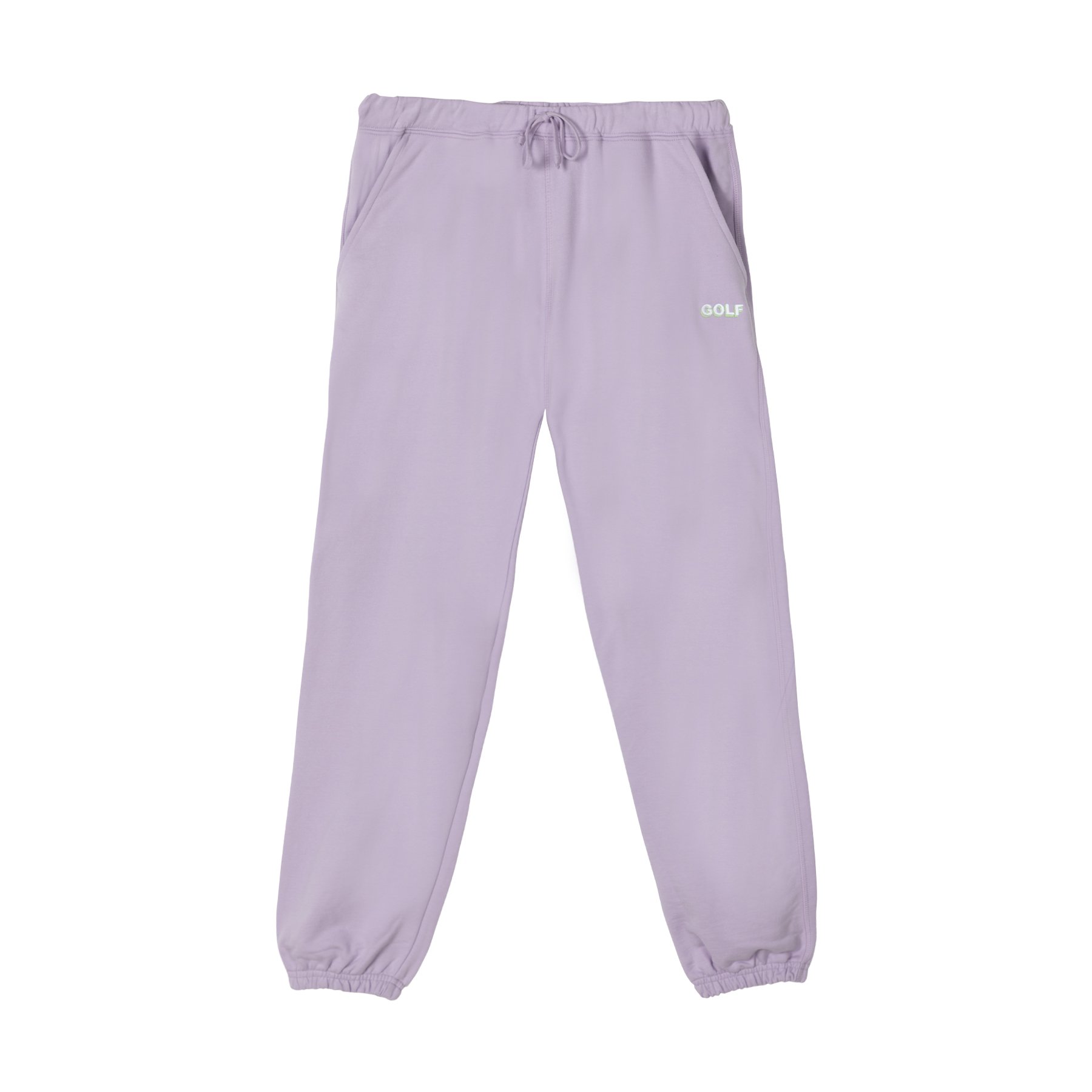 Golf 3d 2 Tone Logo Sweatpants LAVENDER - Autumn 2020 - Golf Wang