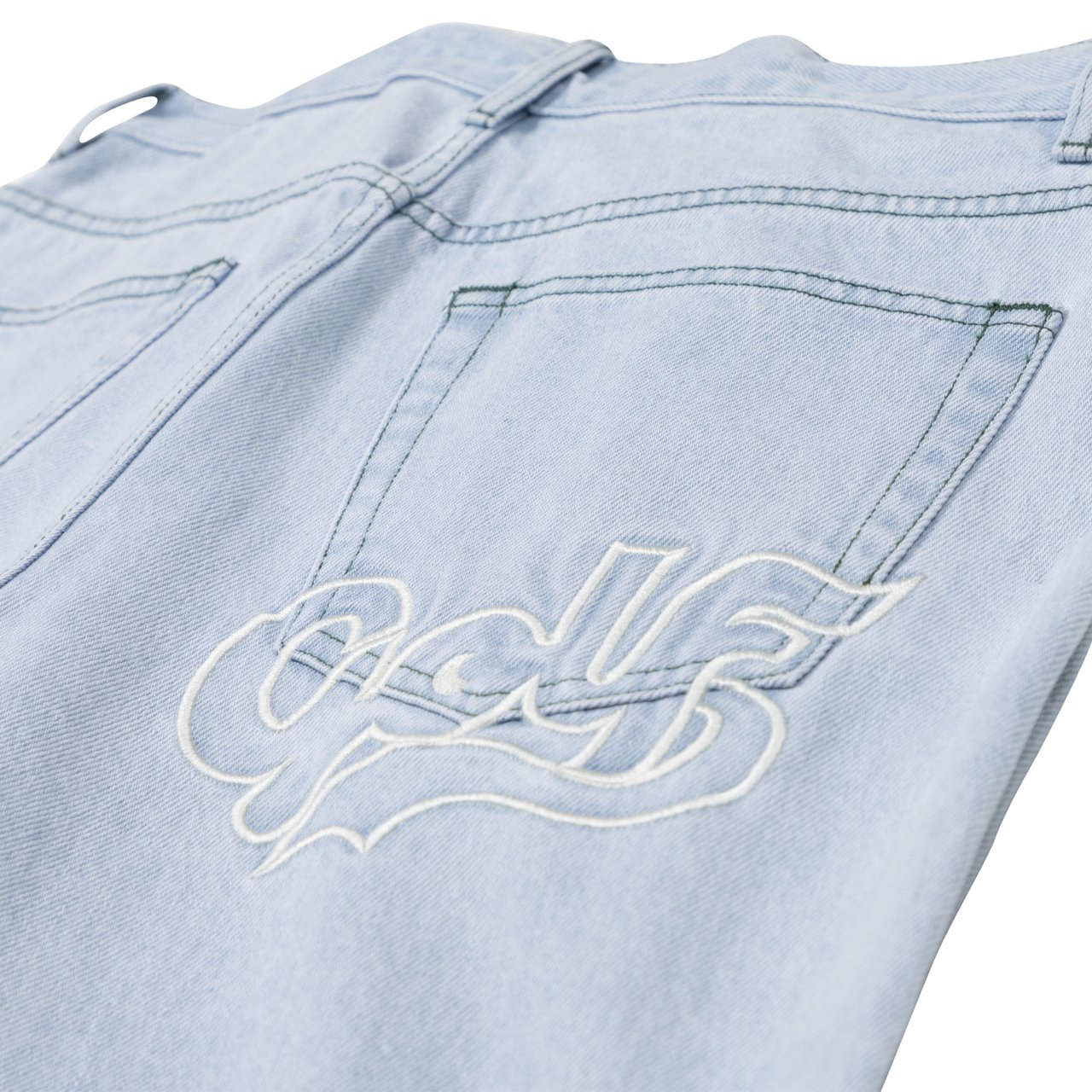 Big Cursive Denim Jeans LIGHT WASH - Autumn 2020 - Golf Wang