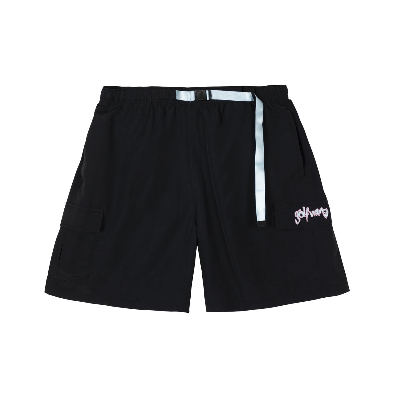 Safari Nylon Cargo Shorts BLACK - Autumn 2020 - Golf Wang