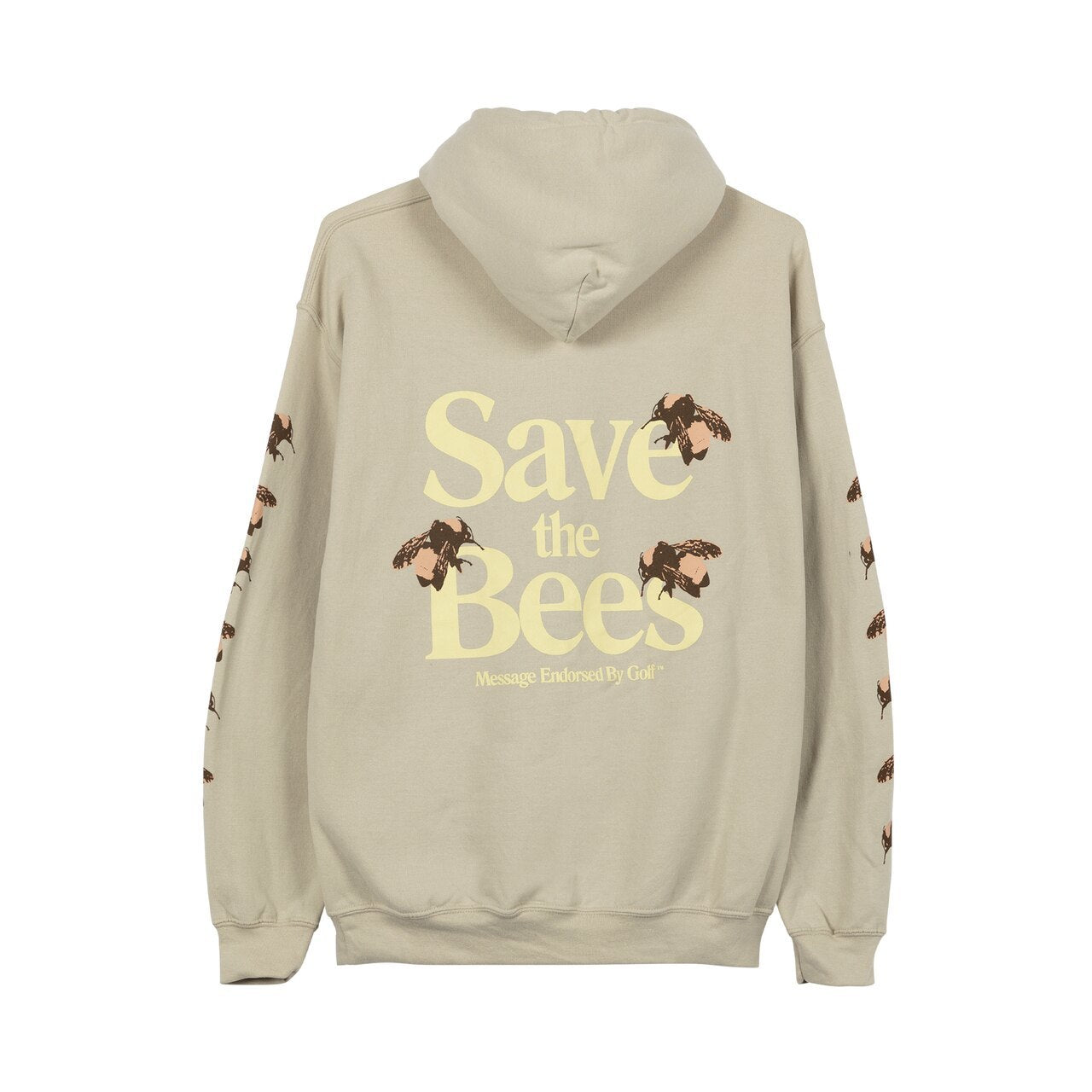 Save The Bees Hoodie Sand - Autumn 2020 - Golf Wang