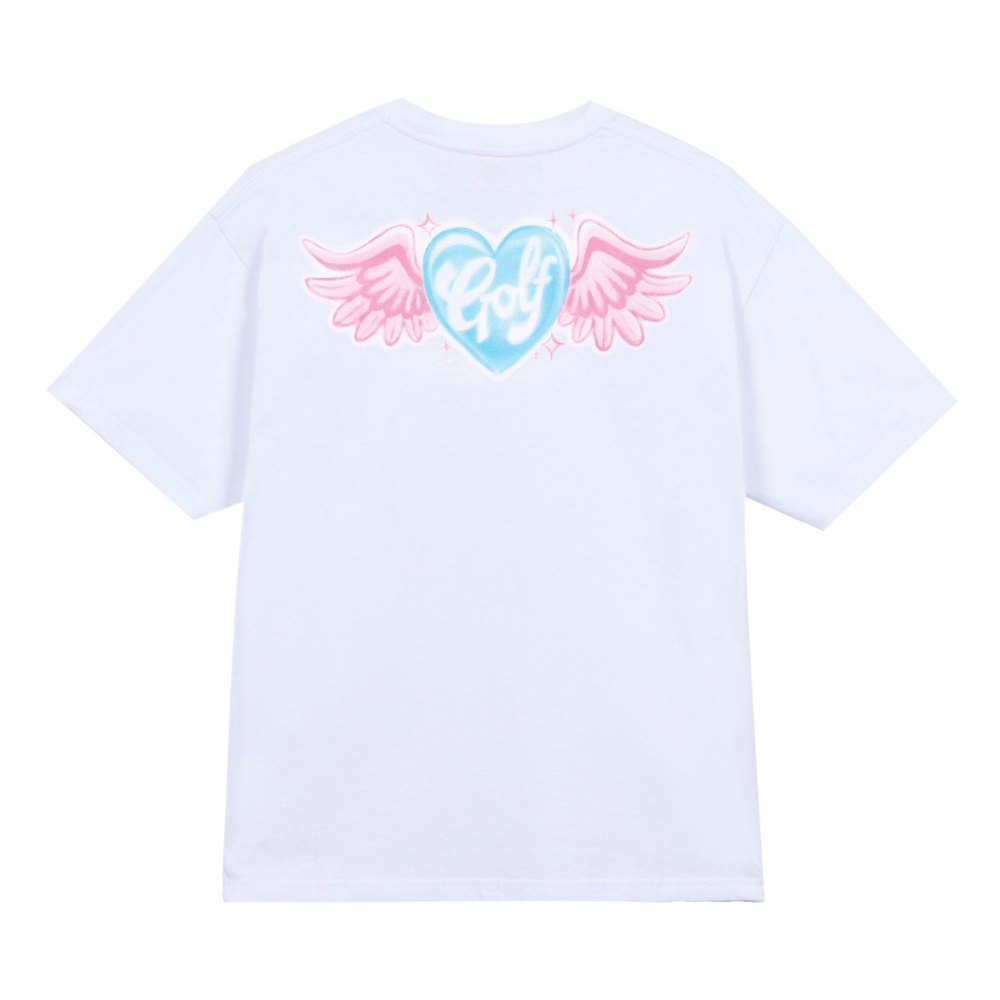 AIRBRUSH HEART TEE White