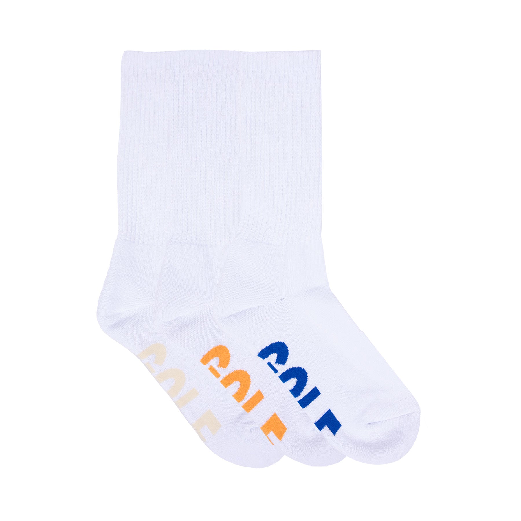 Arches Socks 3pk White/KIE Camp Flog Gnaw 2023 Golf Wang