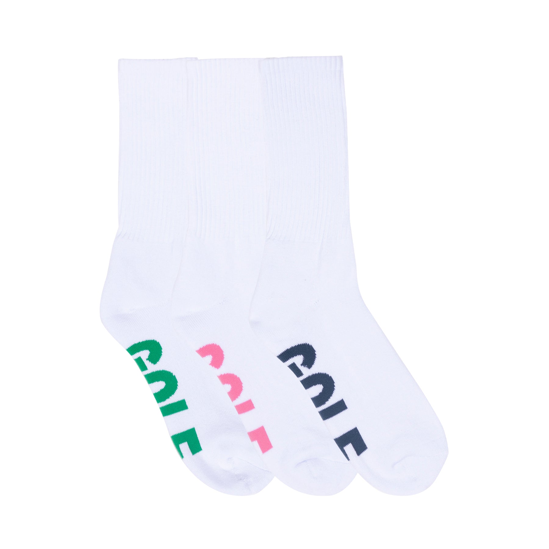 Arches Socks 3pk White/PNG Camp Flog Gnaw 2023 Golf Wang