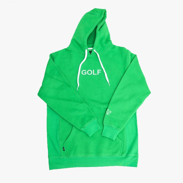 GOLF EMBROIDERED HOODIE KELLY GREEN