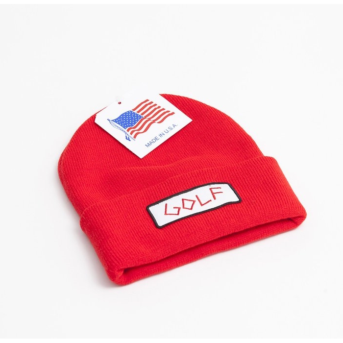 BOXCUTTER PATCH BEANIE RED