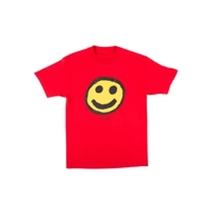 Thumbnail HAPPY FACE TEE RED