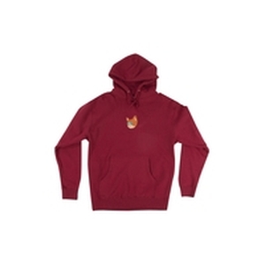 KILL CAT EMBROIDERED HOODIE CARDINAL RED