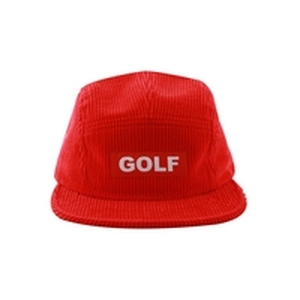 GOLF CORDUROY CAMP HAT RED