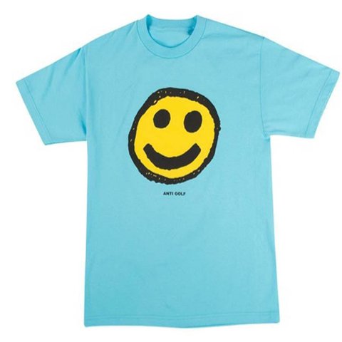 Thumbnail HAPPY FACE TEE PACIFIC BLUE