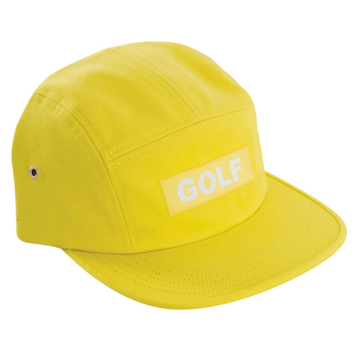 SOLID GOLF CAMP HAT YELLOW