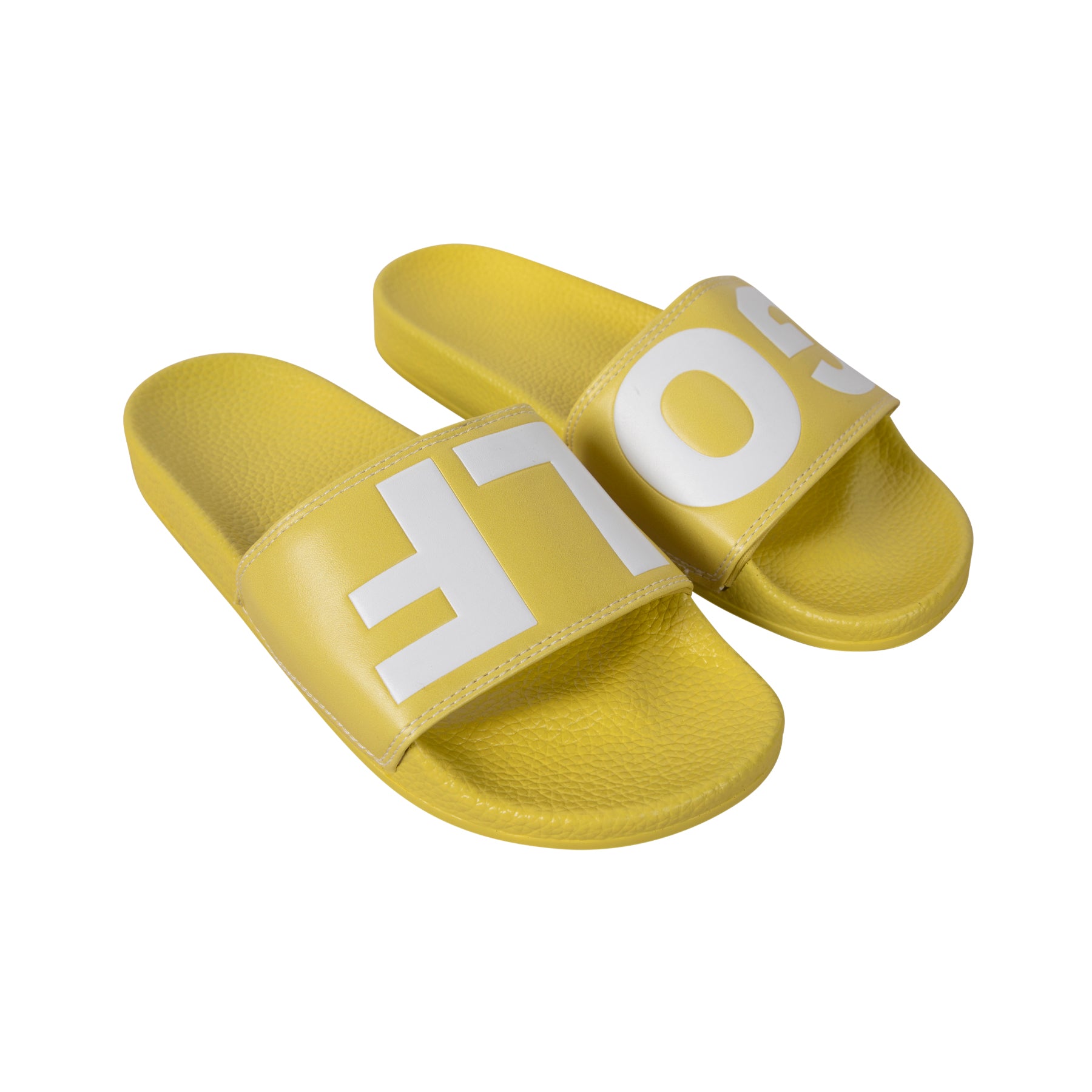 Logo Slides Mustard - Fall/Winter 2022 - Golf Wang