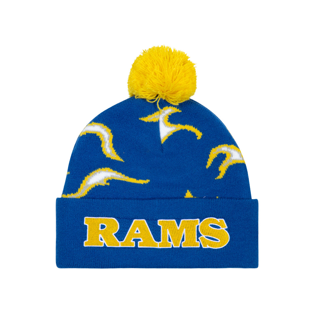 Thumbnail RAMS FLAME BEANIE Royal Blue Flame
