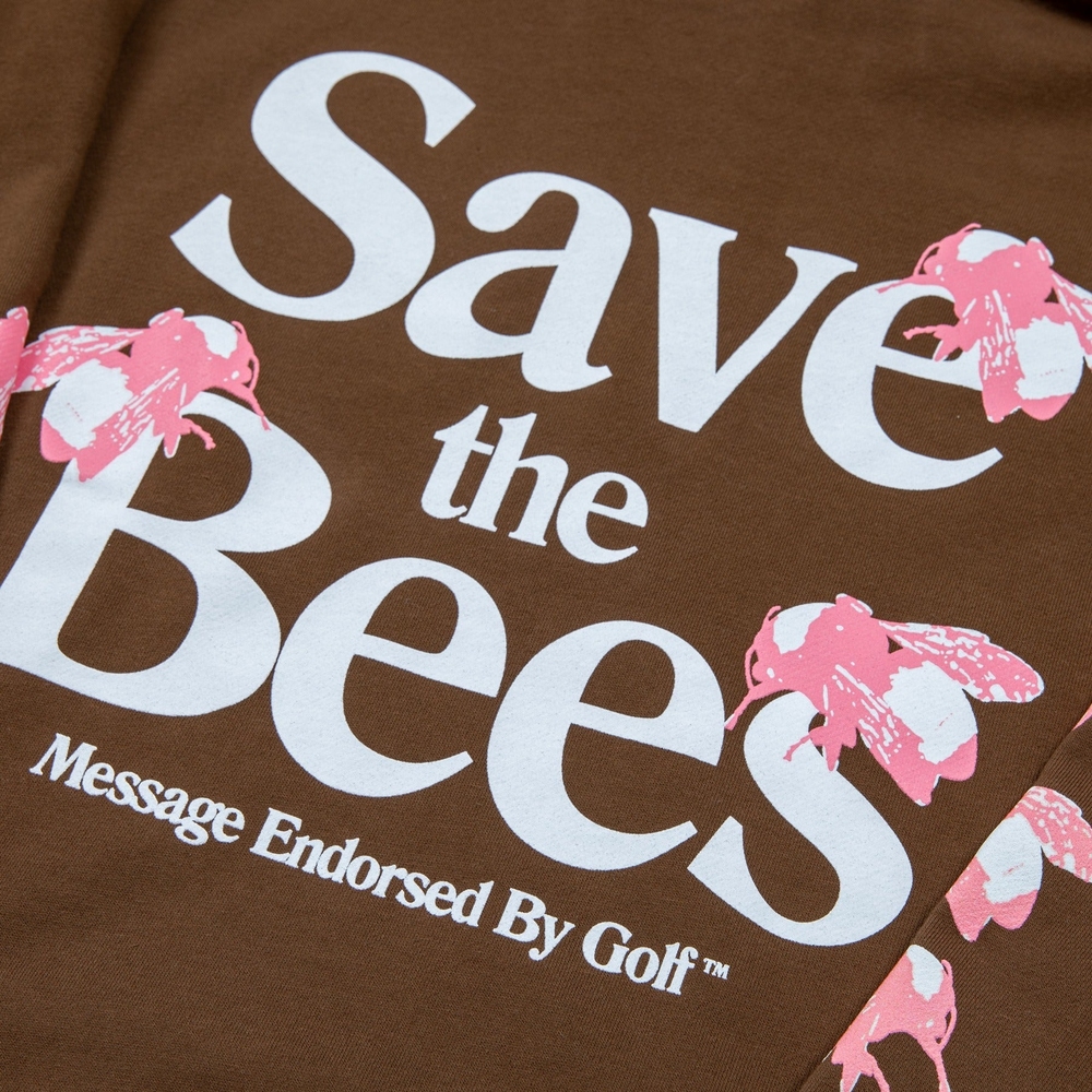 SAVE THE BEES HOODIE Brown