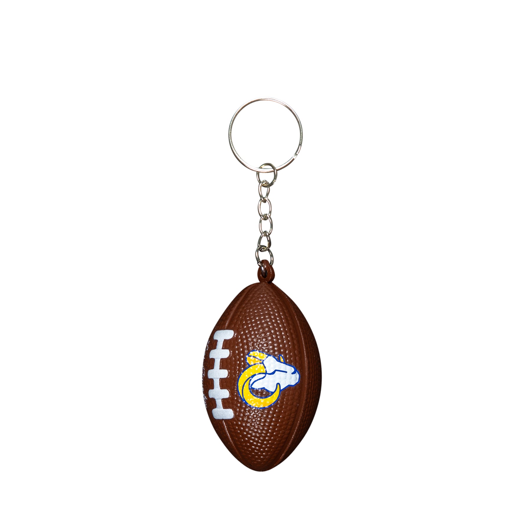 Thumbnail RAMS FOOTBALL KEYCHAIN Silver/Brown