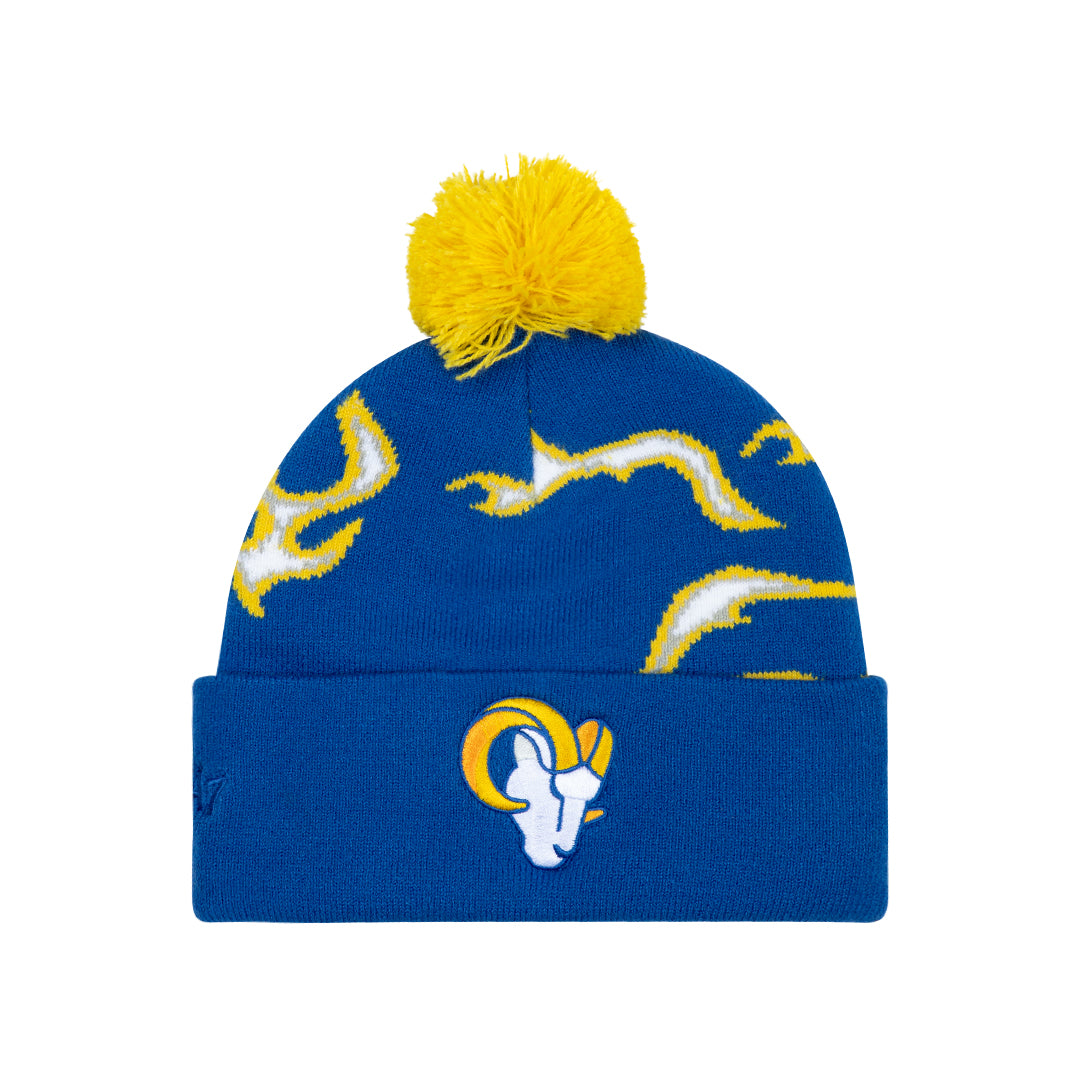 Thumbnail RAMS FLAME BEANIE Royal Blue Flame