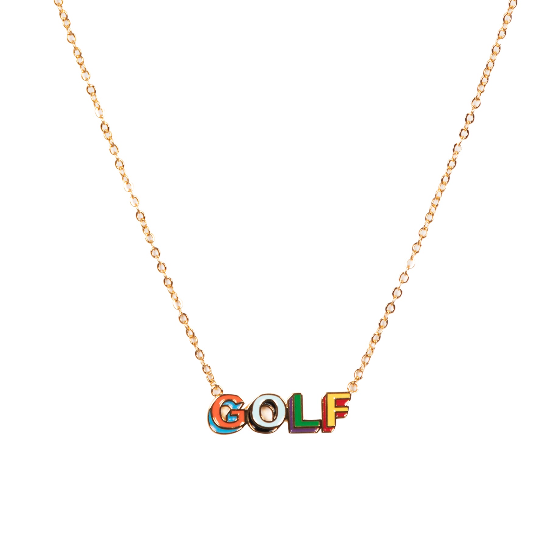 Thumbnail 3D GOLF NECKLACE Gold