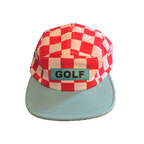 Thumbnail GOLF CHECKERED CAMP HAT RED/WHITE