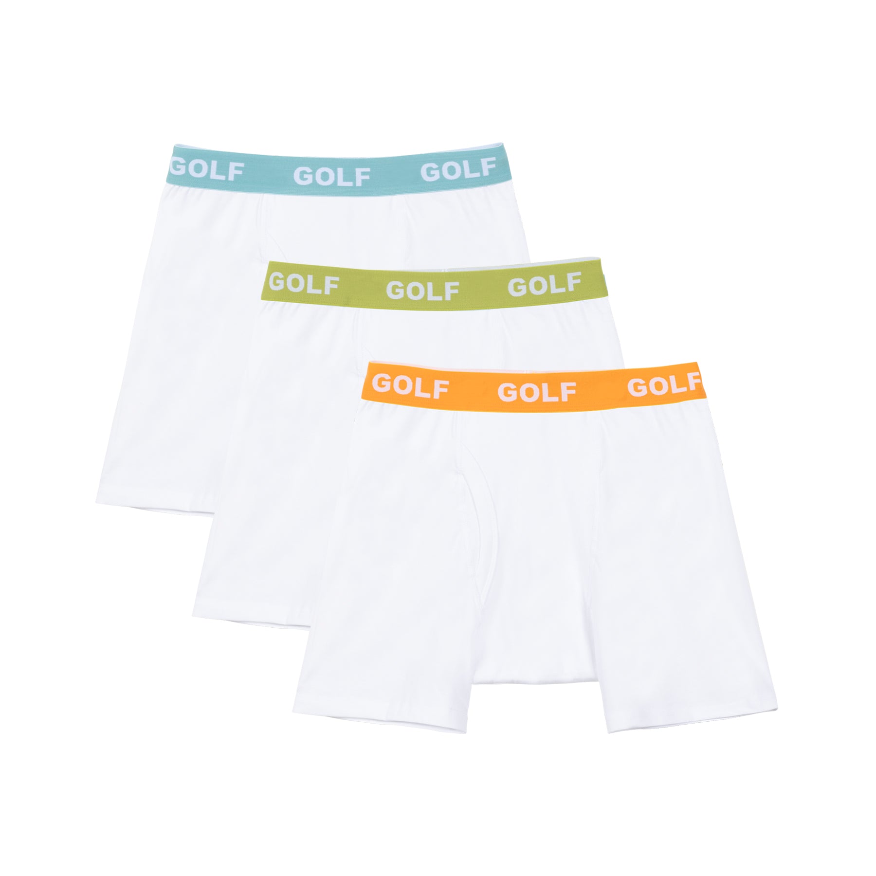 Logo Boxer Briefs 3pk White/Multi - spring/summer 2023 - Golf Wang