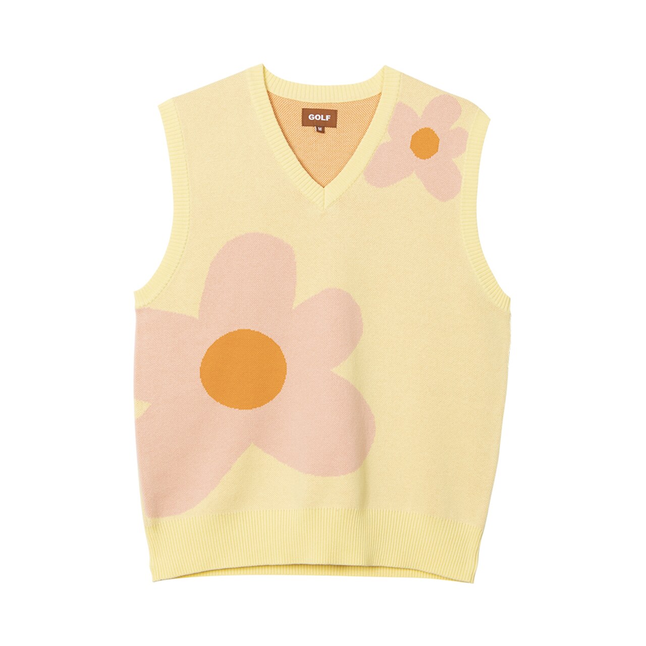 Golf Le Fleur* Sweater Vest CREAM - Summer 2019 - Golf Wang