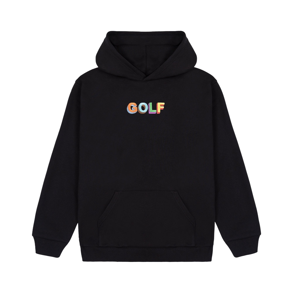MULTI 3D LOGO HOODIE Black