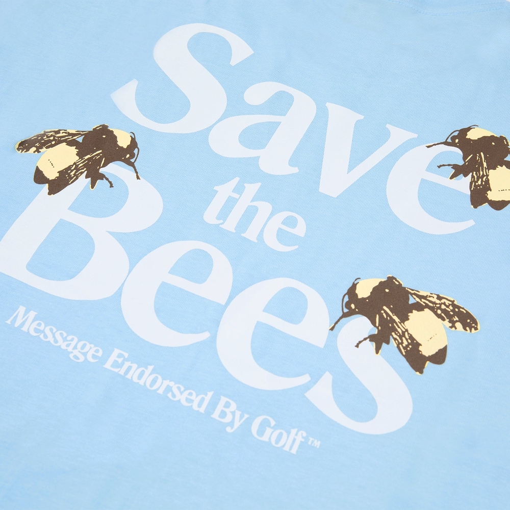 SAVE THE BEES TEE Baby Blue
