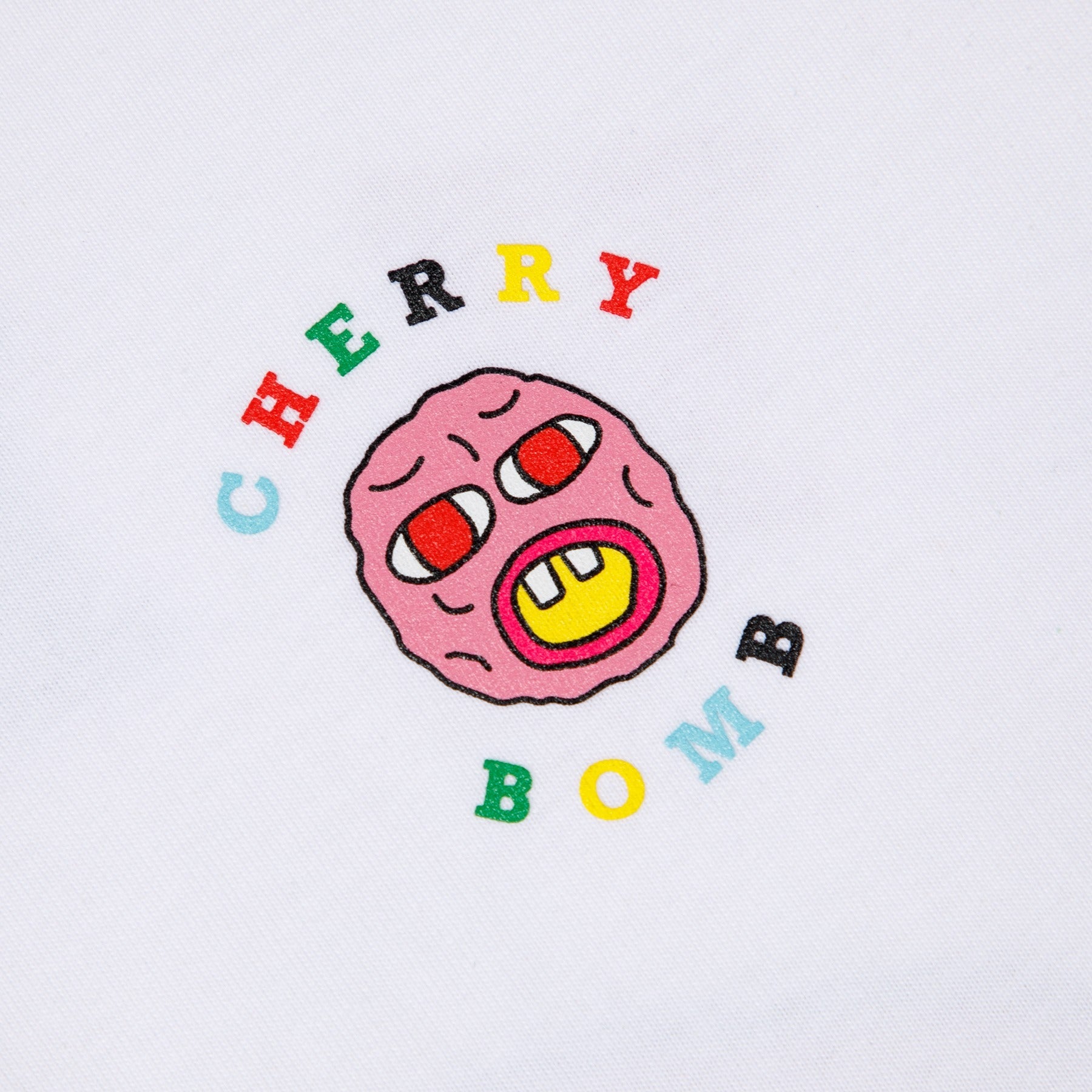 Thumbnail CHERRY BOMB FACE TEE White