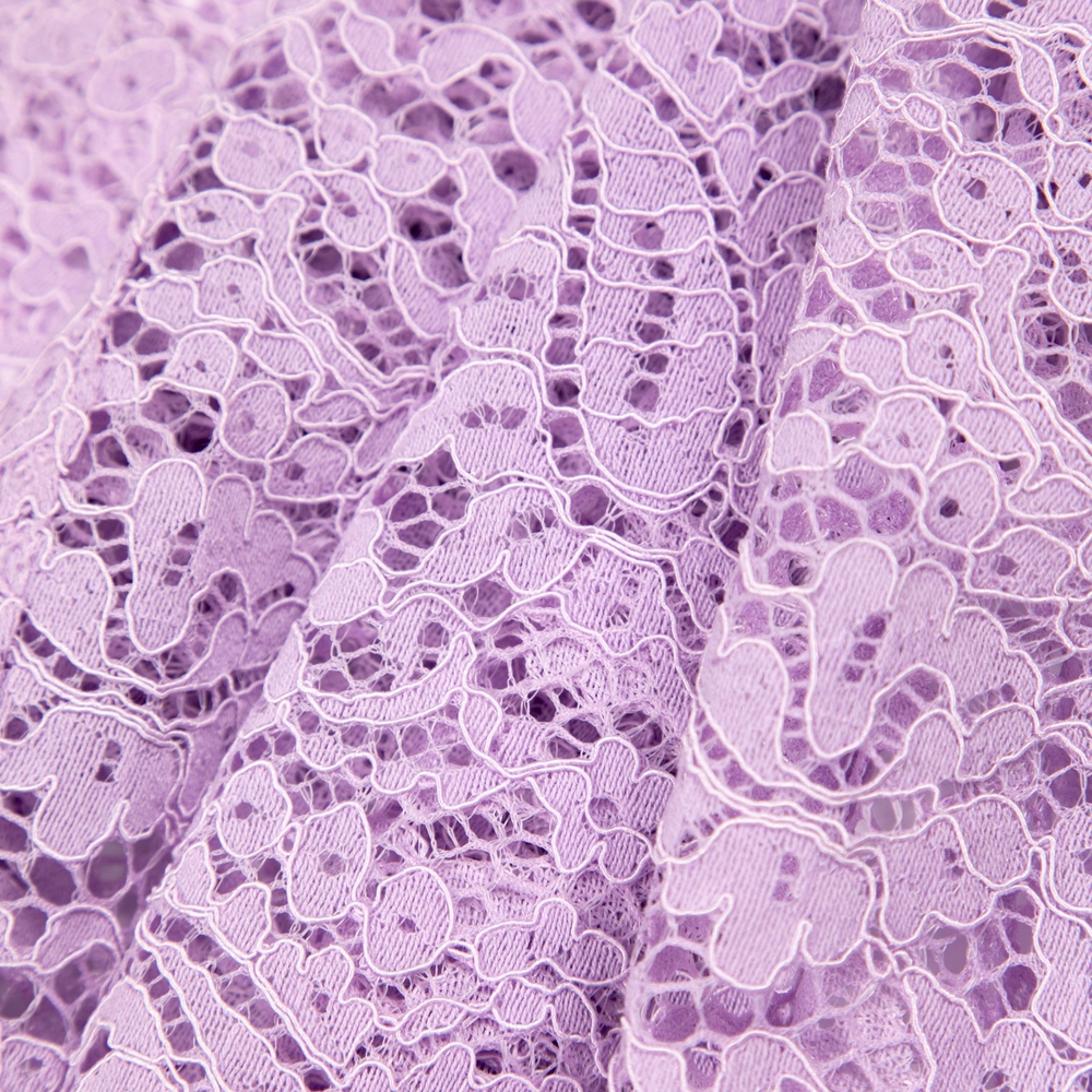 LACE BUTTON UP Lavender