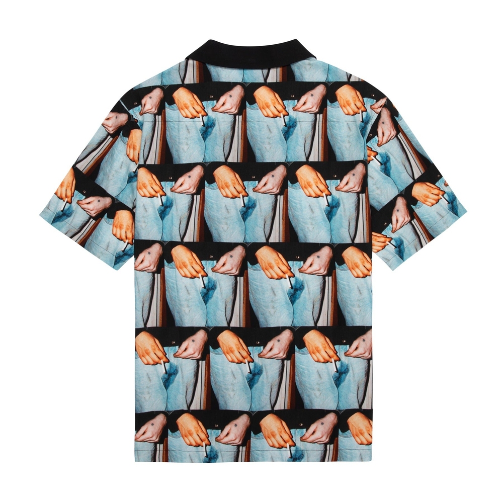 CHERRY BOMB RAYON BUTTON UP Multi