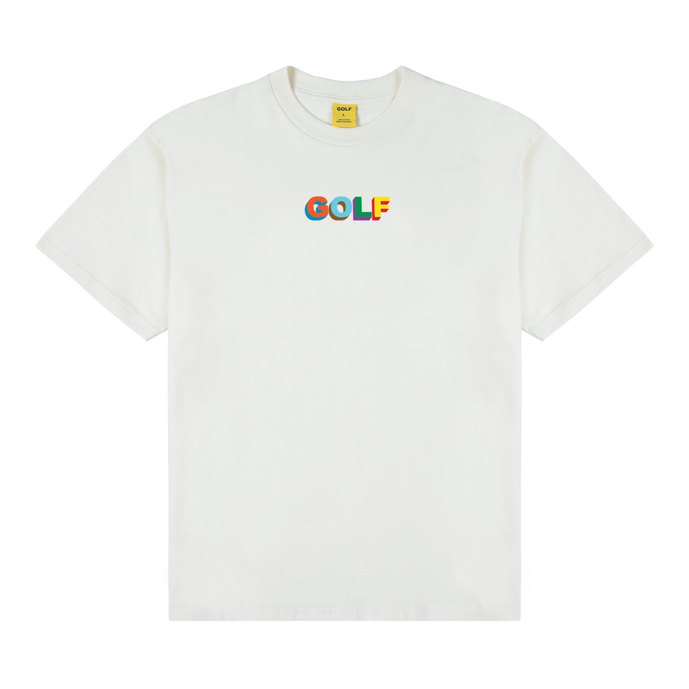 MULTI 3D LOGO TEE Cream