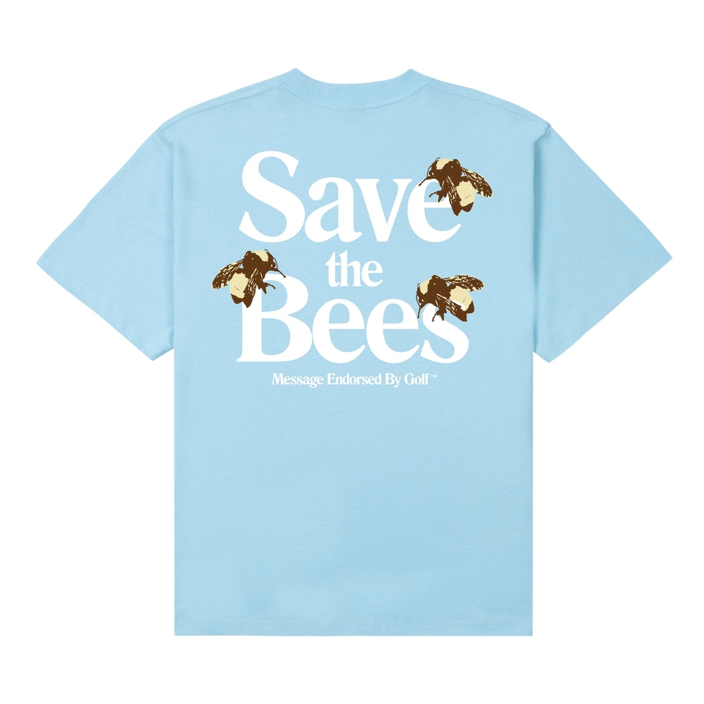 SAVE THE BEES TEE Baby Blue