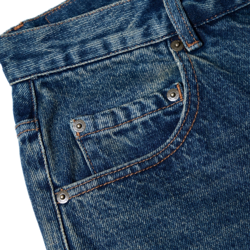 WHISKER DENIM PANT Medium Wash