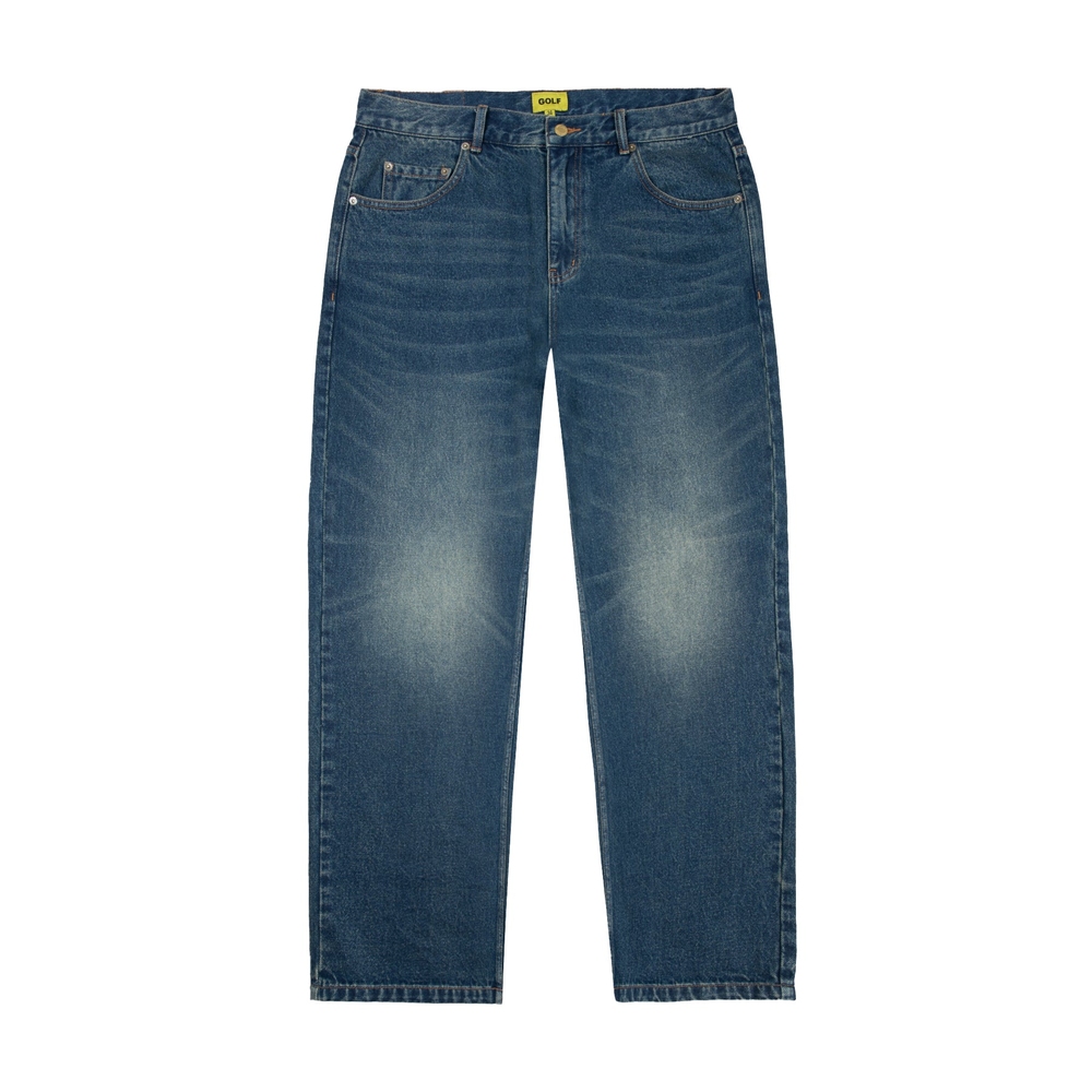 WHISKER DENIM PANT Medium Wash