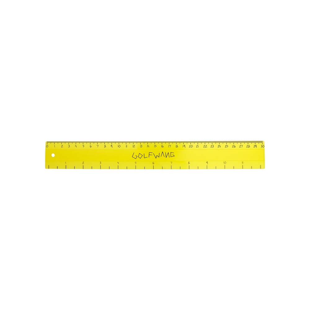 PROTRACTOR AND RULER SET Yellow
