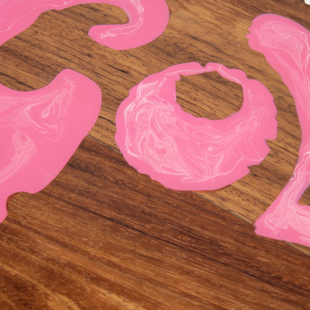 CUPID END TABLE Pink