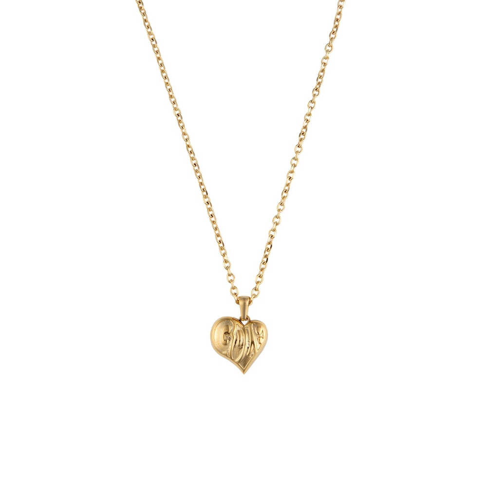 CRUSH LOCKET NECKLACE Gold