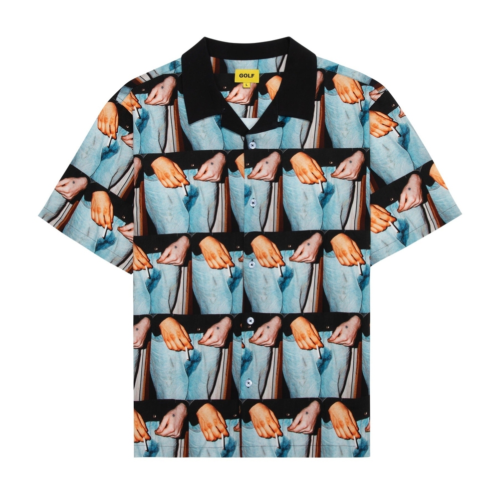 CHERRY BOMB RAYON BUTTON UP Multi