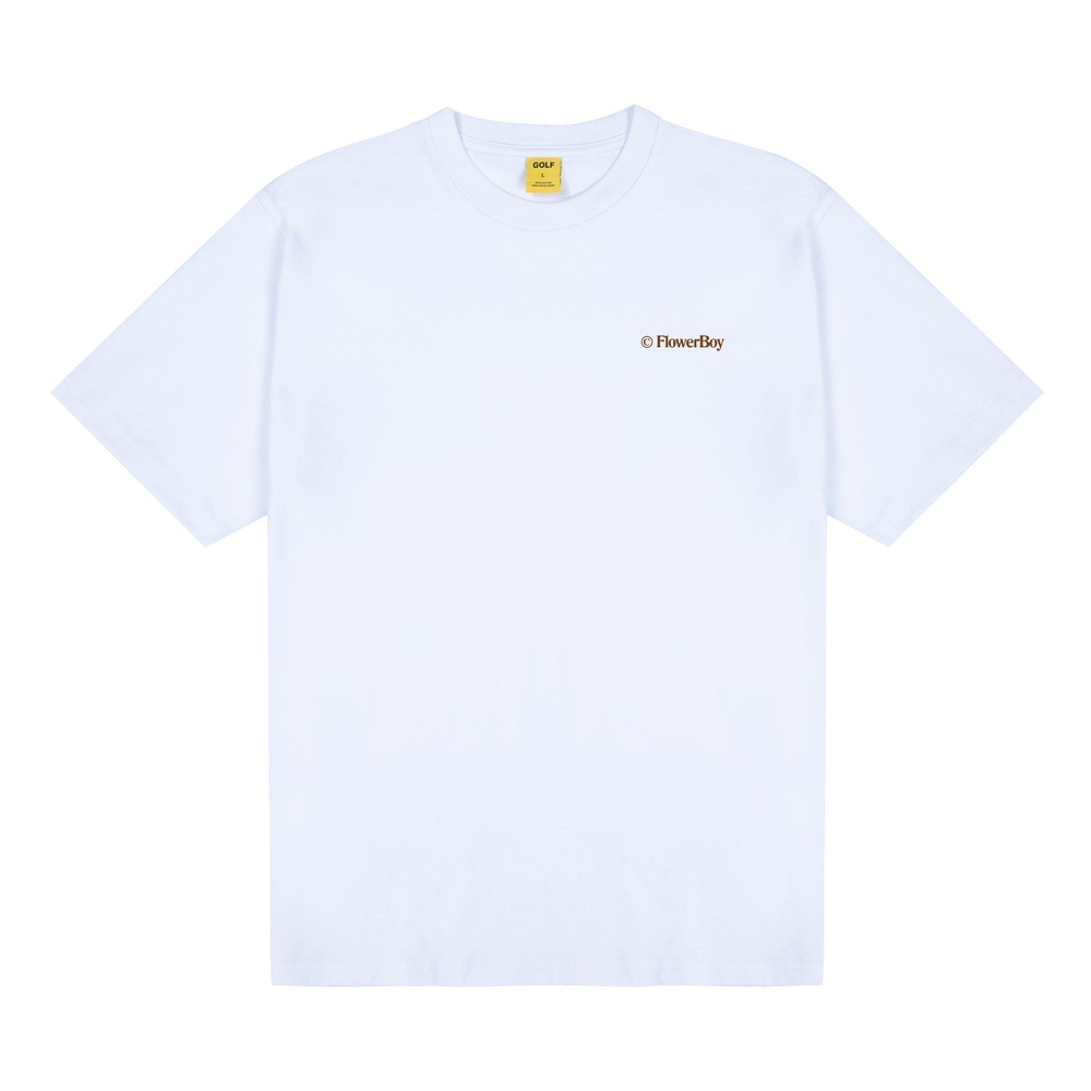 SAVE THE BEES TEE White/Brown