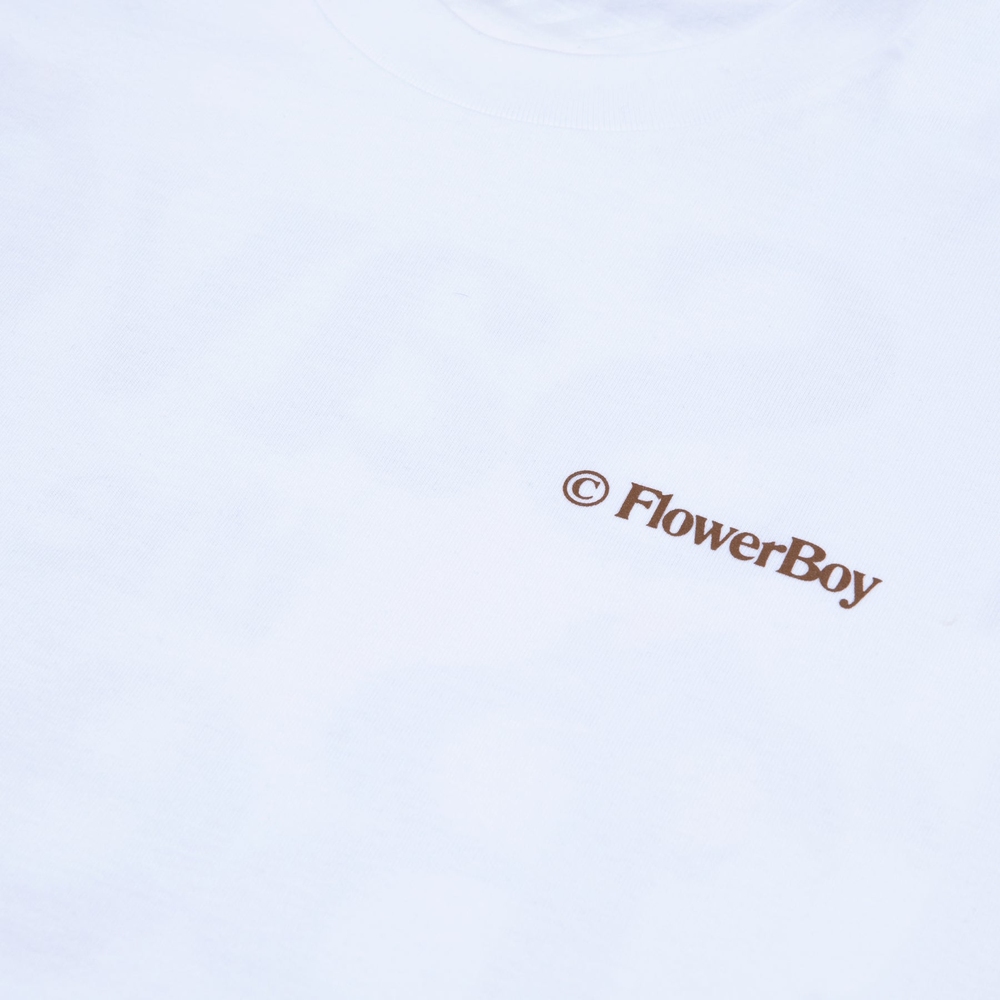 SAVE THE BEES TEE White/Brown