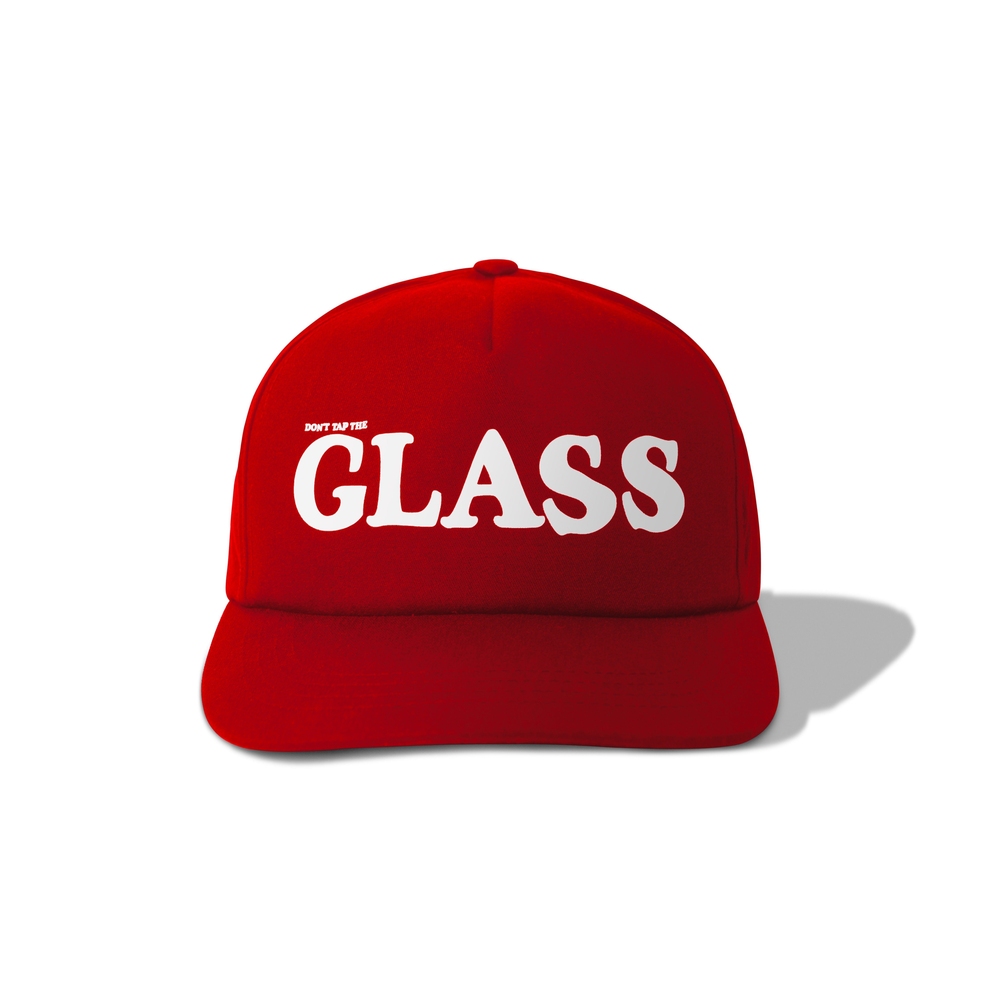 GLASS HAT Red